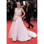 Dakota Fanning in Armani