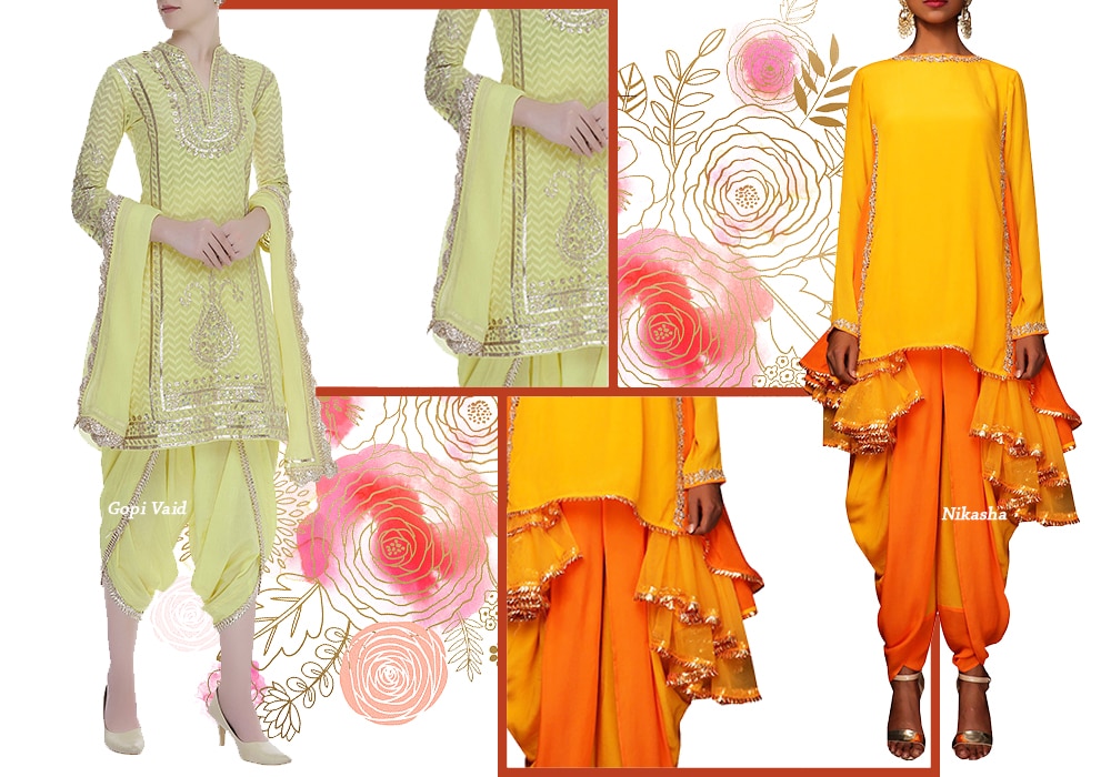 Gota Patti - Dhoti Sets