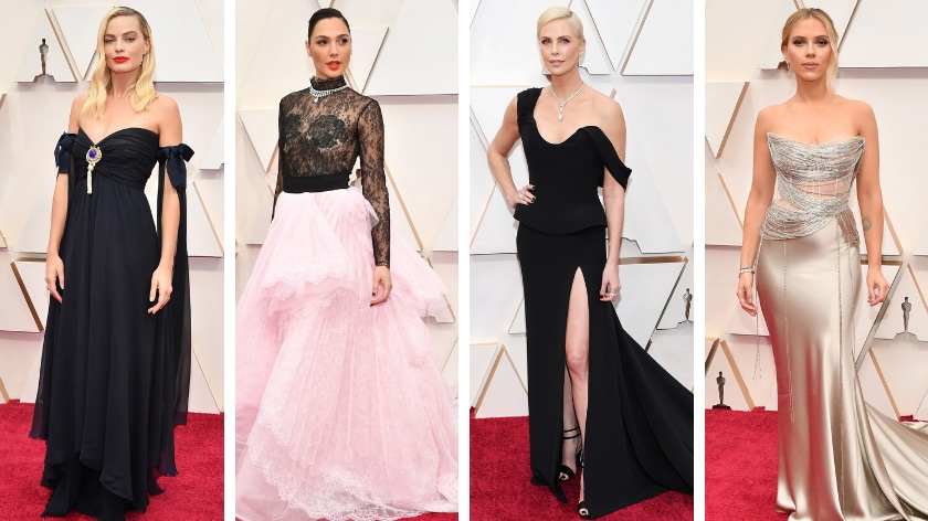 Margot Robbie, Gal Gadot, Charlize Theron, Scarlett Johansson at Oscar 2020