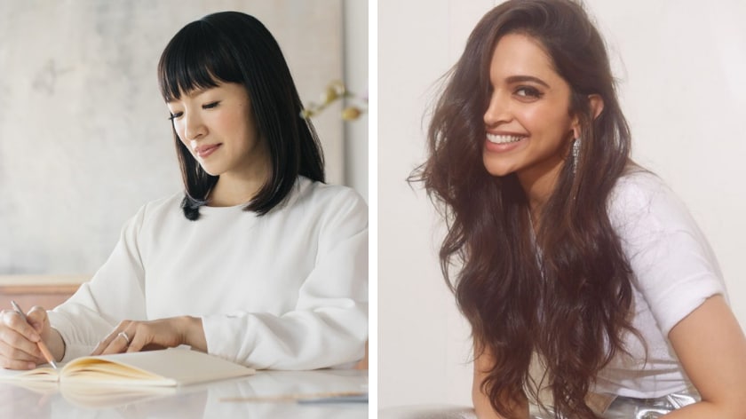 Marie Kondo Deepika Padukone declutter