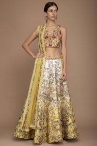 Embroidered Lehenga Set By Varun Bahl