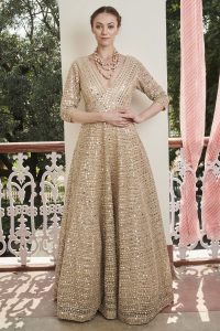 Embroidered Anarkali Gown By Abhinav Mishra