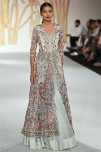 Embroidered Jacket Lehenga By Varun Bahl