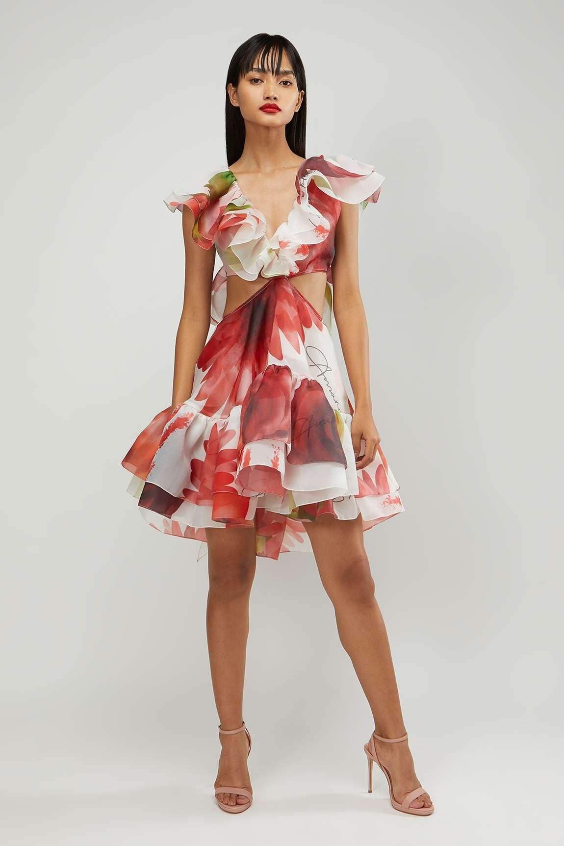 Versatile dresses from Gauri & Nainika. Floral brunch dress