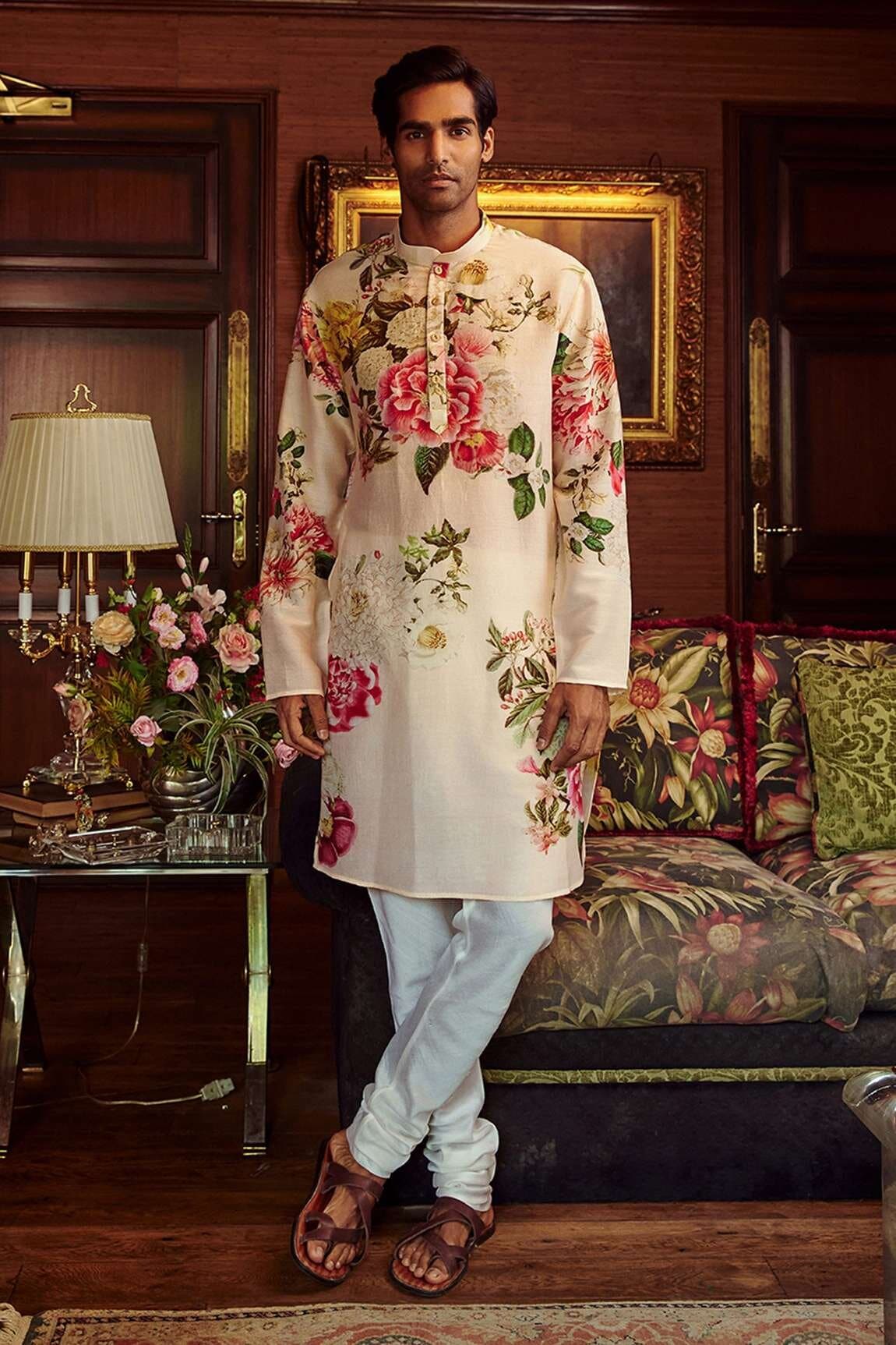 Printed Kurta Set For Men