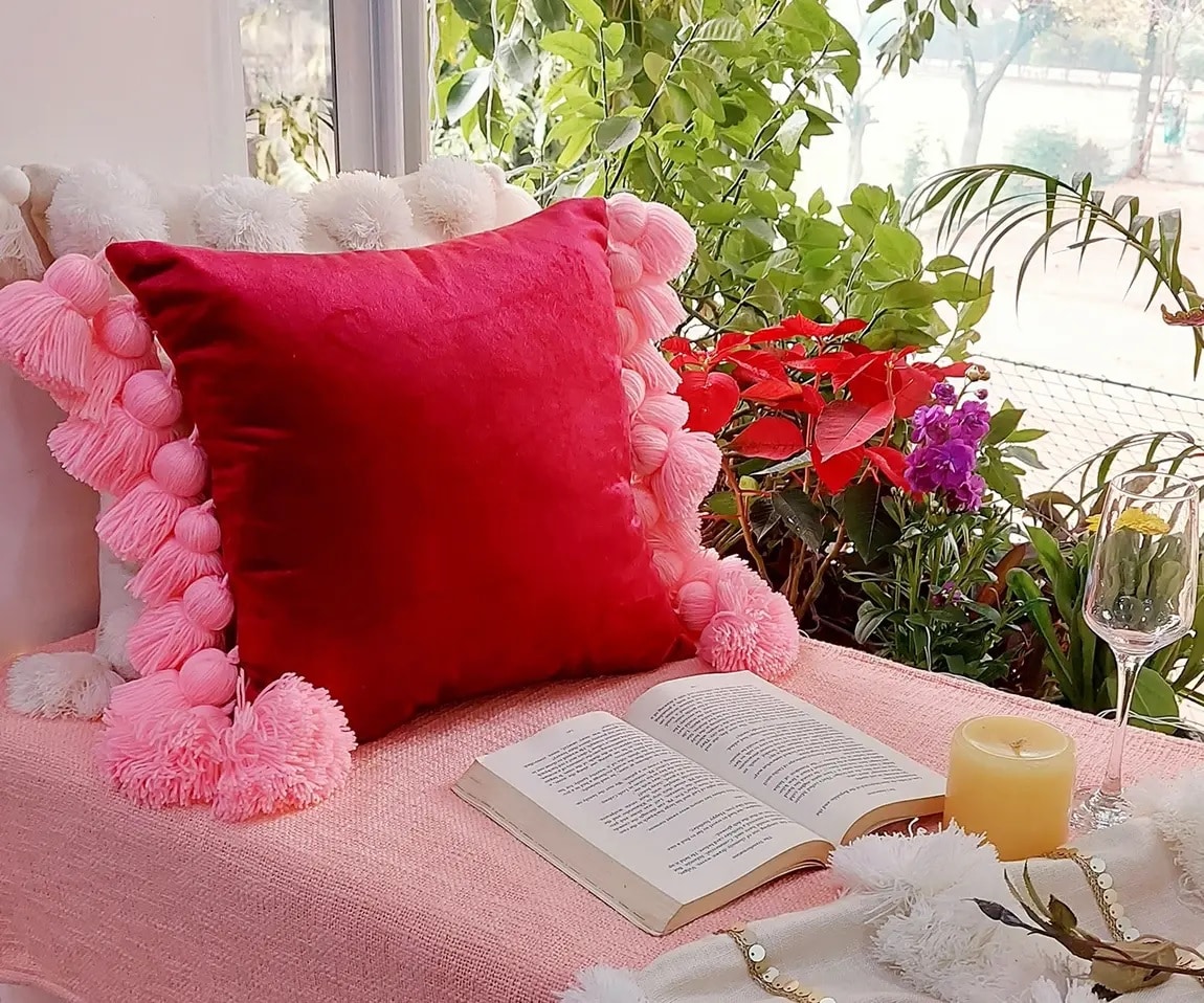 Tassel Cushion Cover