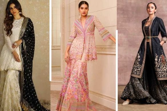 Designer Sharara and Gharara Set | Aza Fashions