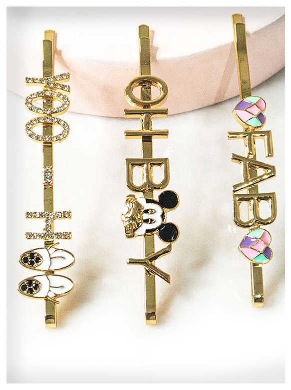 Cartoon Motif Hairpins | Aza Fashions