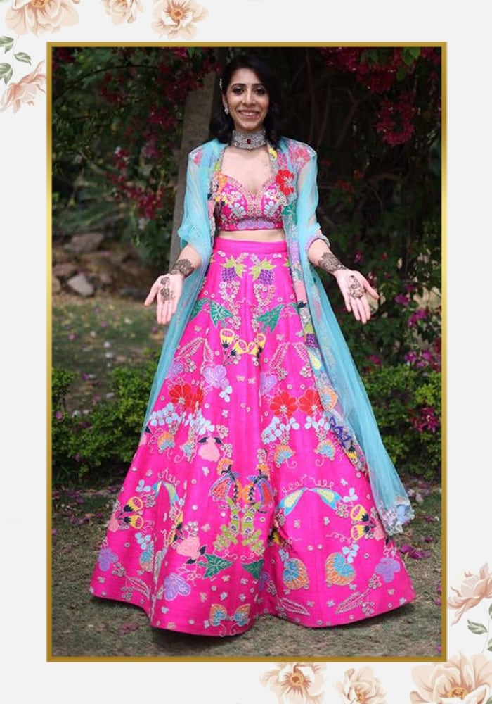 Aisha Rao Pink Lehenga Barbiecore
