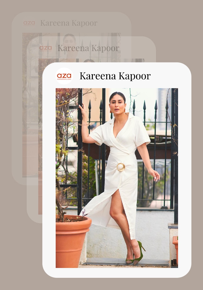 Monsoon Elegance: Kareena Kapoor's Minimalist White Blazer Dress