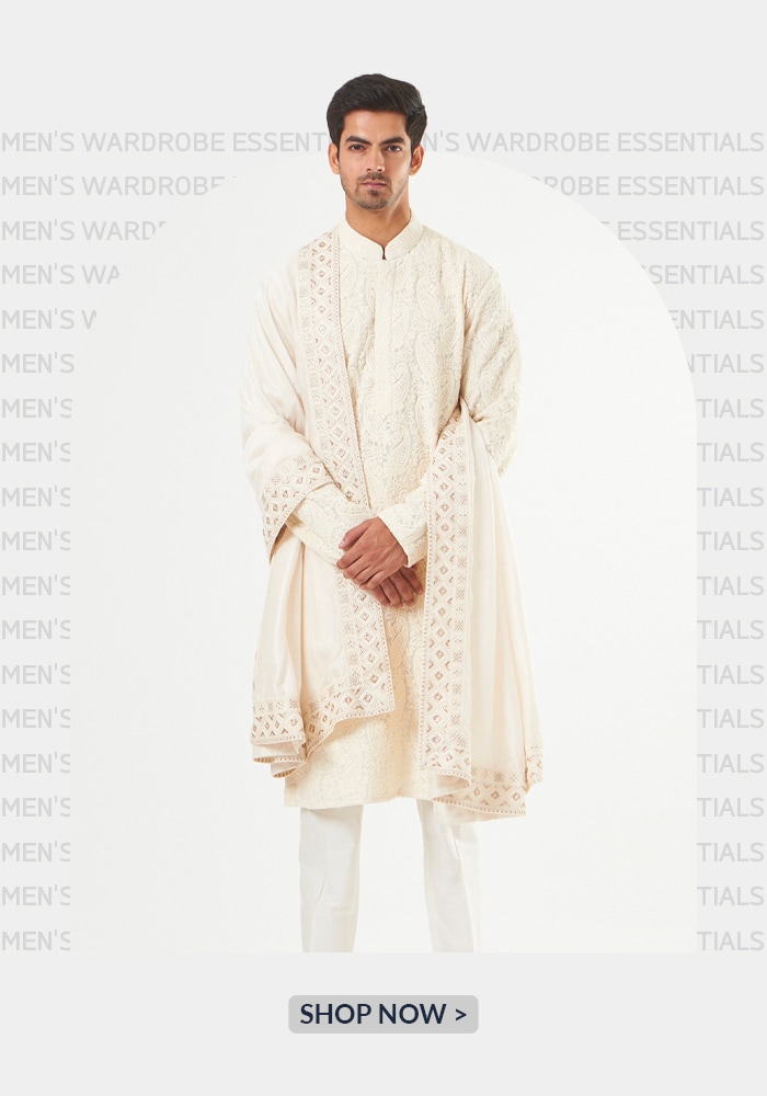 Kasbah Chikankari Kurta