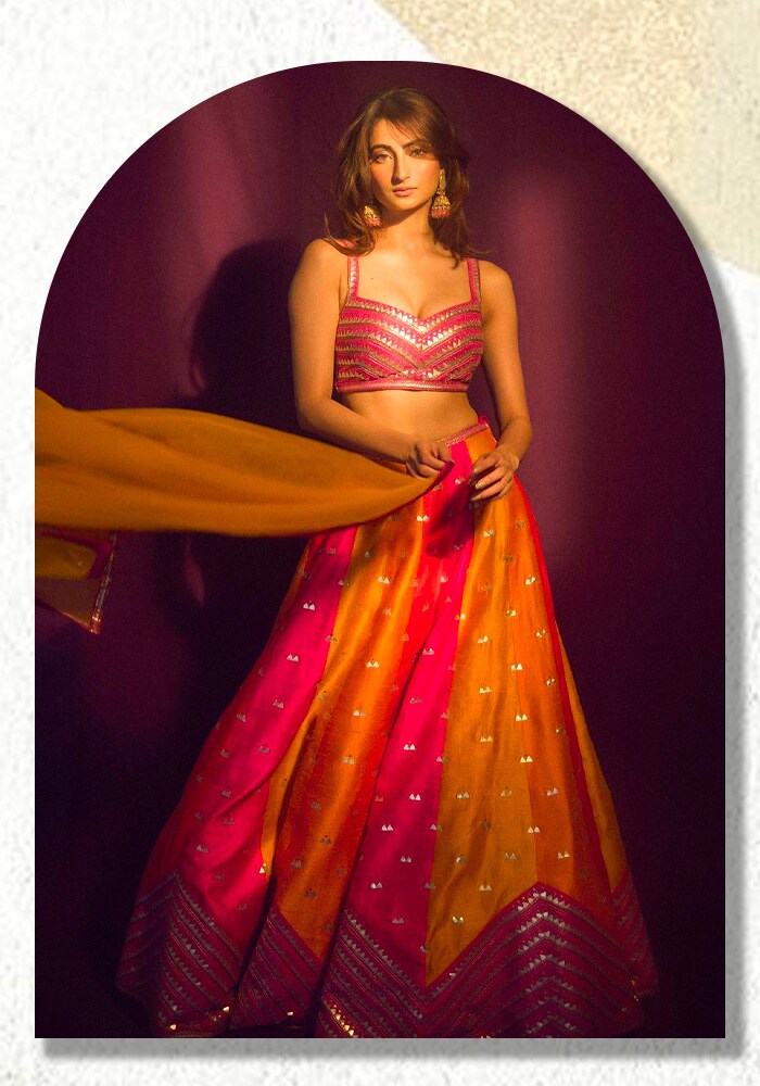 Palak Tiwari Pink Lehenga Set