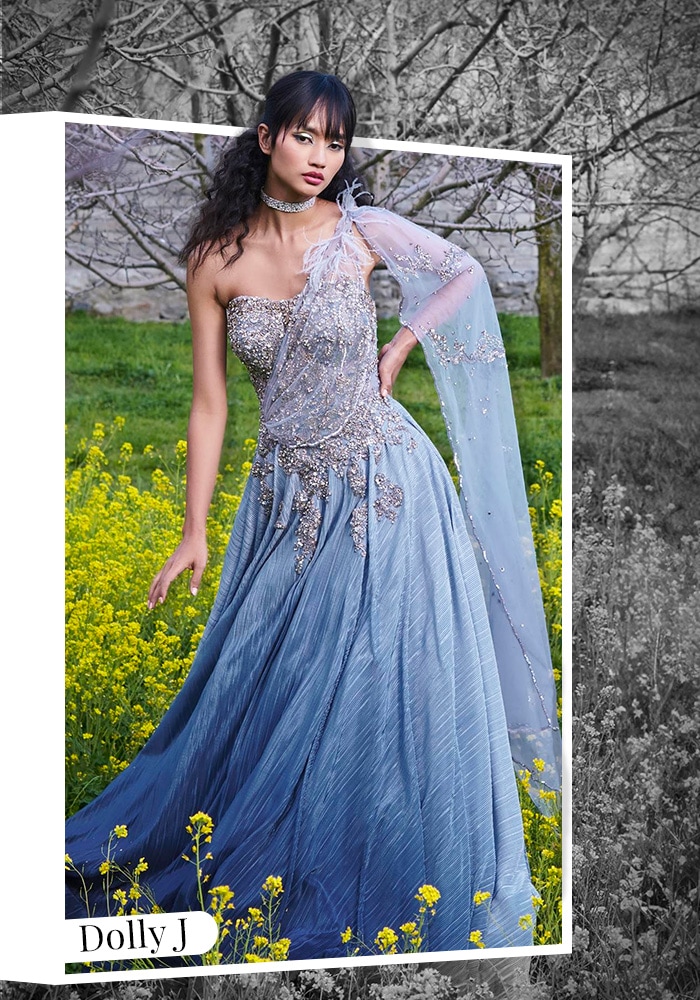 Embrace the fairytale aura with enchanting ombre blue.