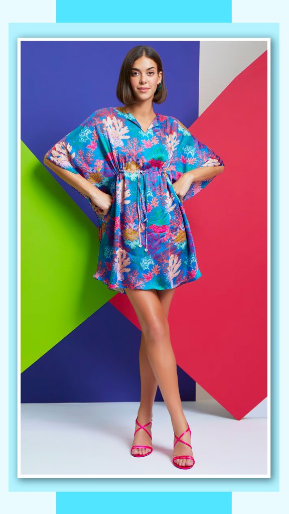 Nautanky Patterned Dress for Women at Aza