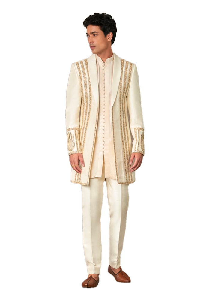 Mens Ethnic Jacket with Embroidery