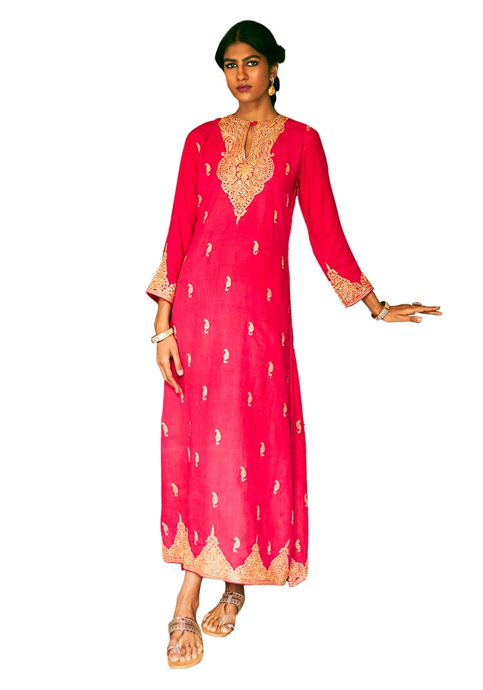 Red Kaftan for Women 