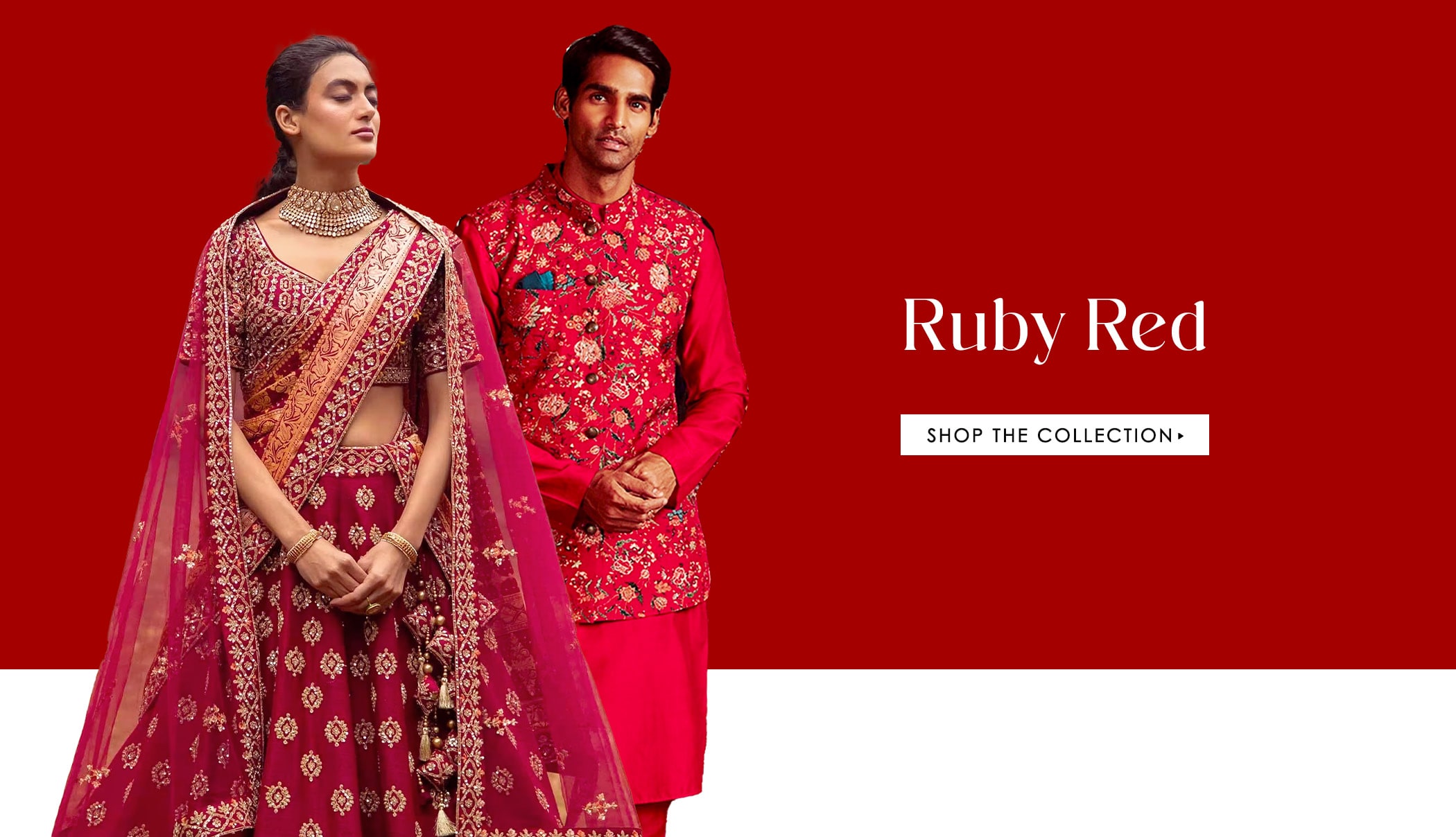 Shop Latest Collection in Ruby Red