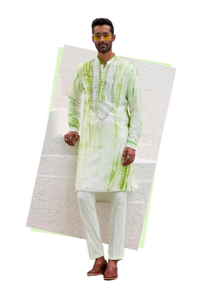 Asuka Mishri Green Kurta Set