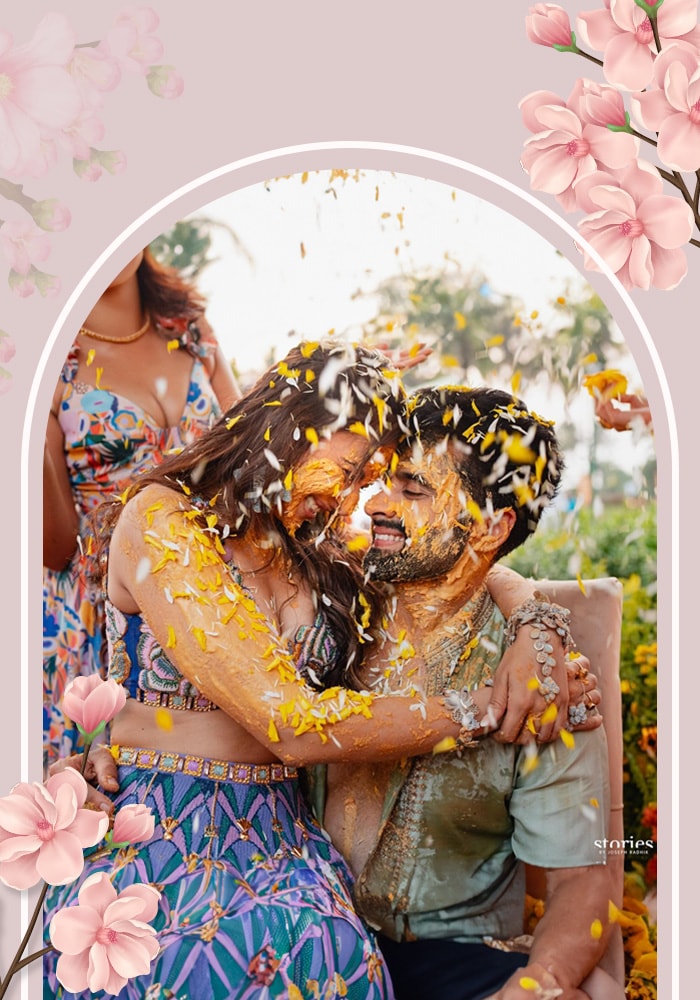 
Rakul Preet Singh and Jackky Bhagnani Haldi Celebration