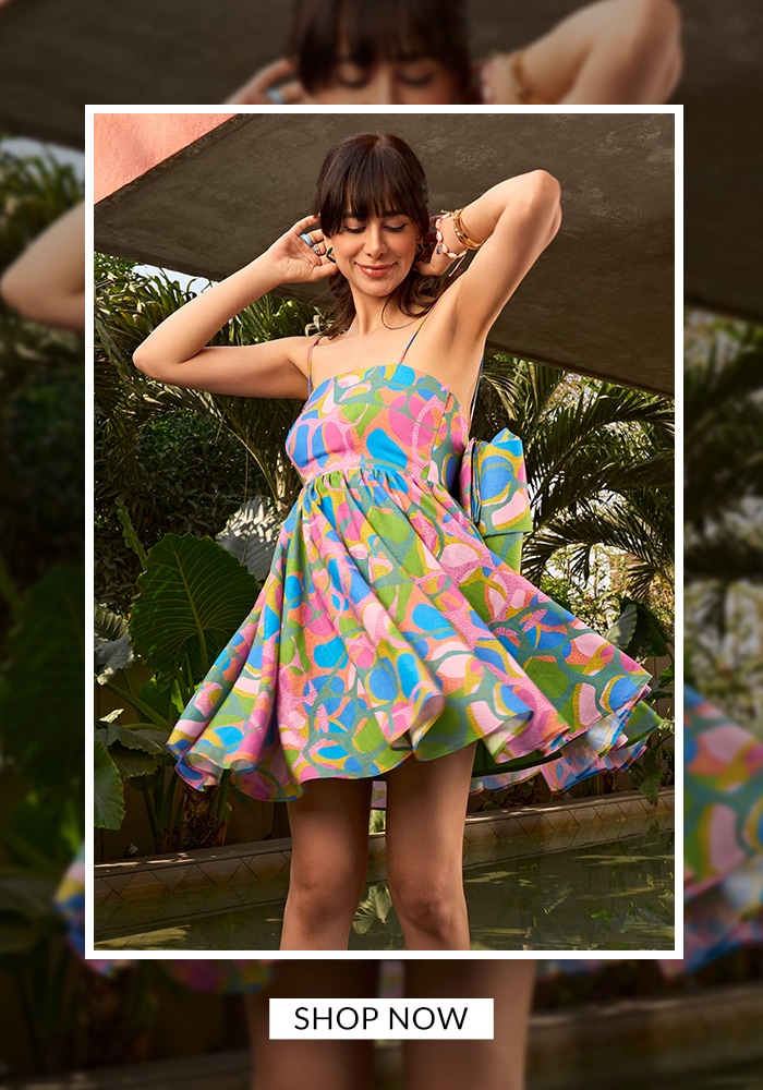 https://www.azafashions.com/products/zip-by-payal-and-zinal-bubble-gum-back-bow-dress/507916