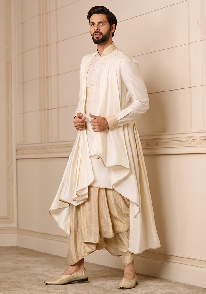 Tarun Tahiliani Draped Kurtas For Men
