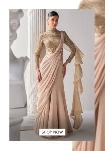 Designer saree gown| Aza Fashions