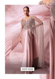 Sequin saree gown| Aza Fashions