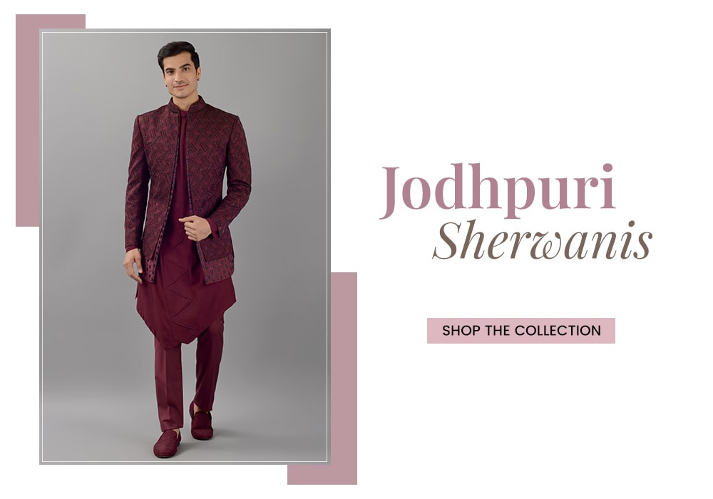 Shop jodhpuri sherwani for men online at Aza Fashions