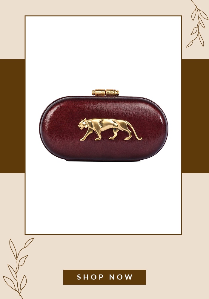 Mulberry Royal Bengal Capsule Clutch