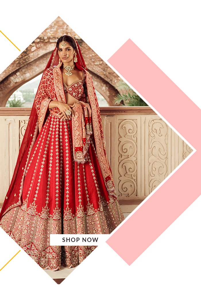 Annus Creation red lehenga