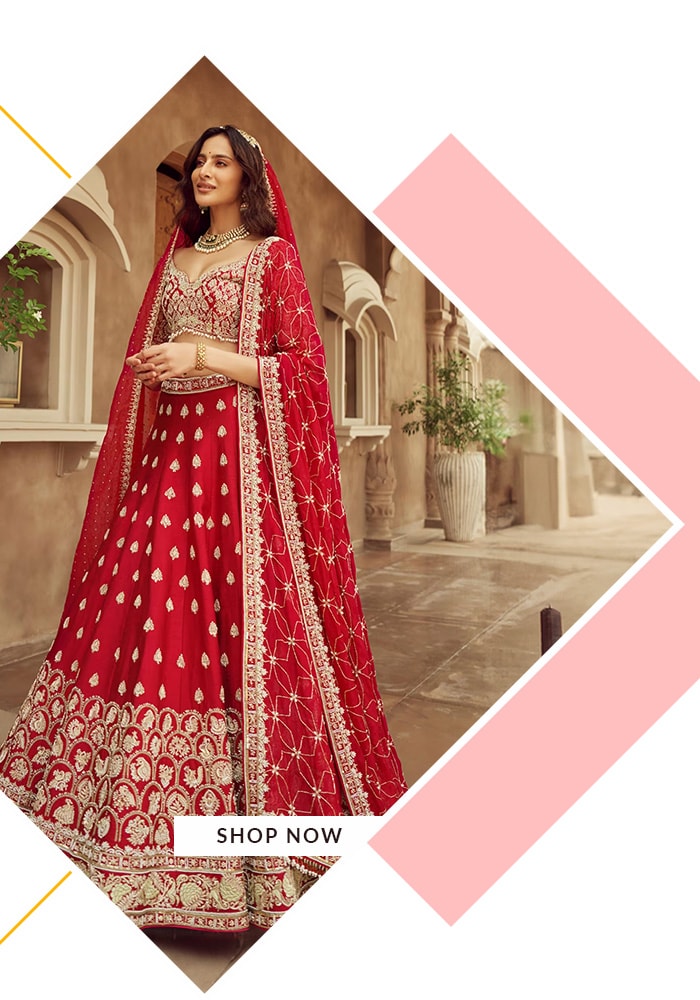 Annus Creation red lehenga