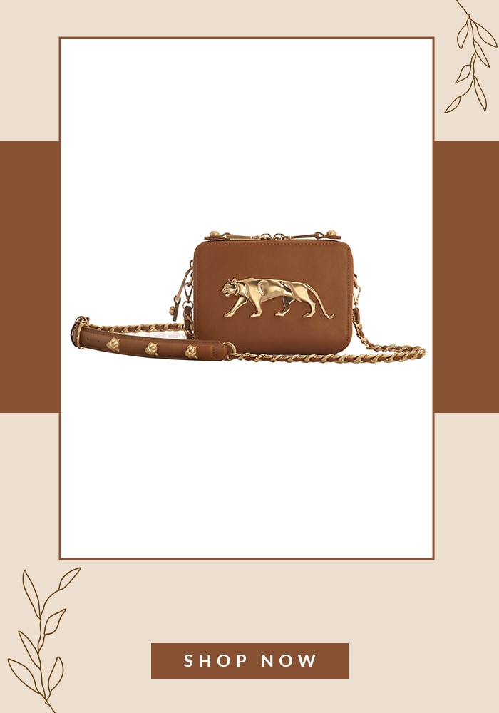 Brown sling bag