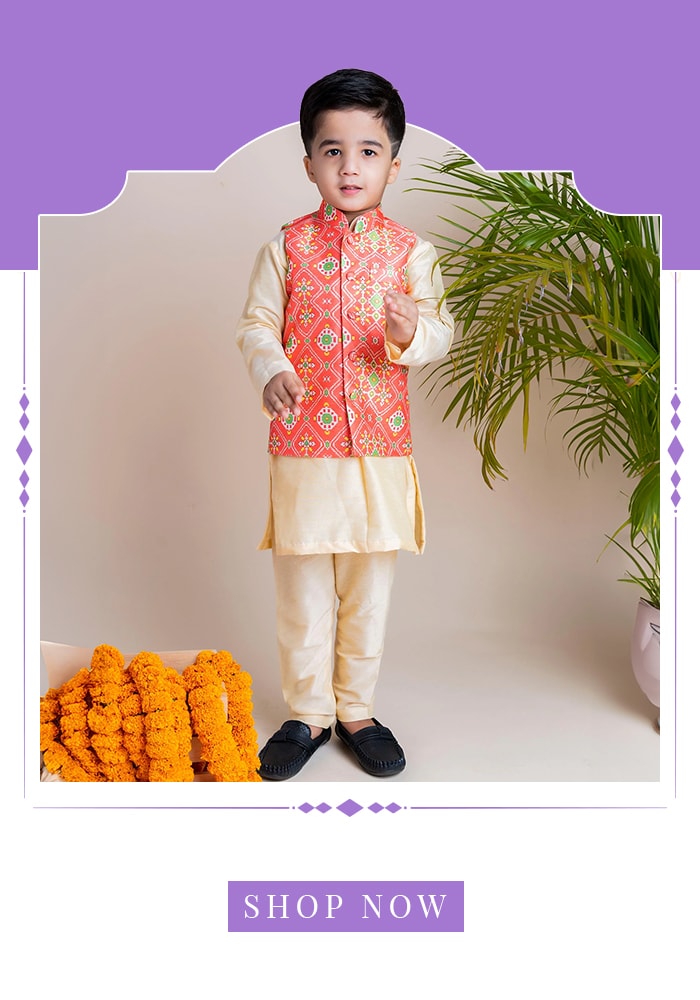 Lil Angels Bundi Kurta Sets