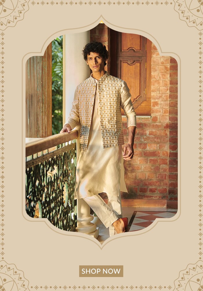 Seema Nanda Printed Bundi Kurta Set