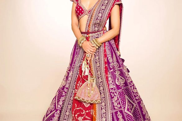 Celebrity-Inspired Multi-Colored Lehengas