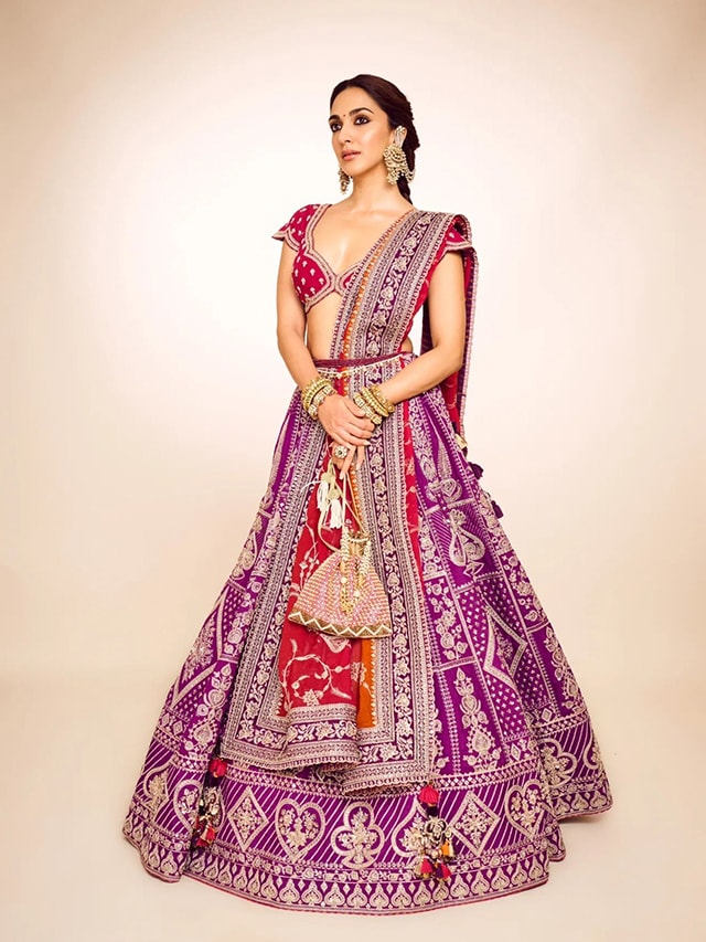 Discover Vibrant Celebrity-Inspired Multi-Colored Lehengas