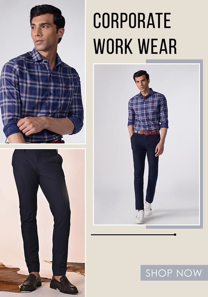 Business Meeting Work Wear Shirt and Pant Combinations 