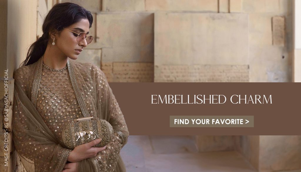 Sabyasachi embellished clutch banner image