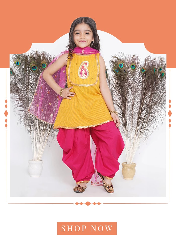 Little Bansi kurta salwar set