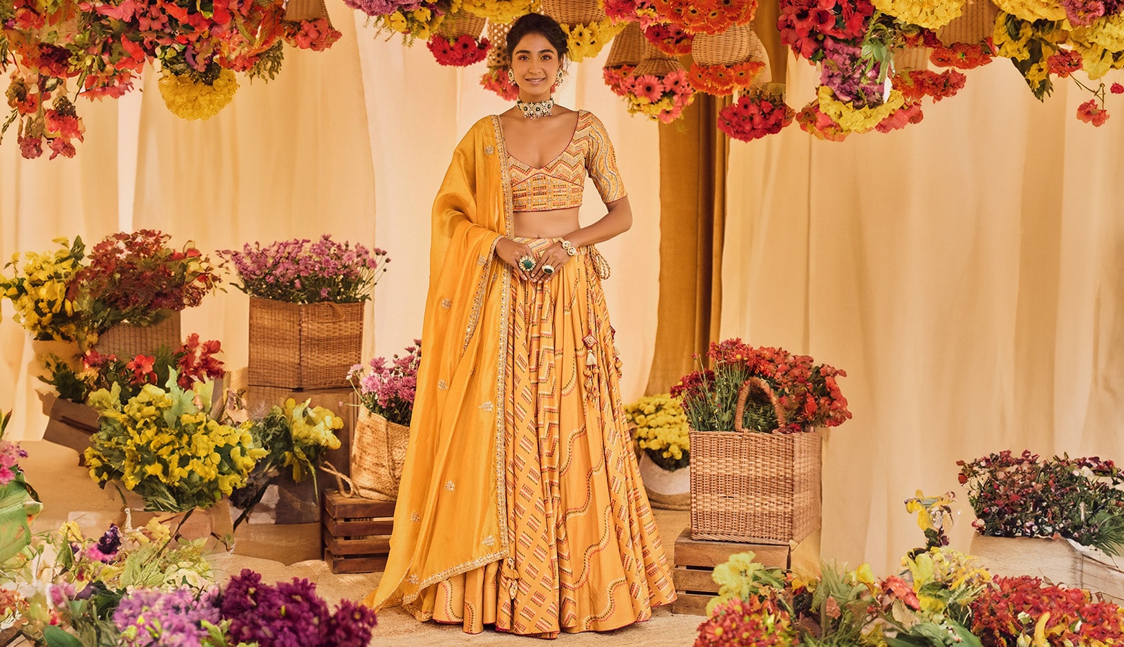 Haldi Function Dresses