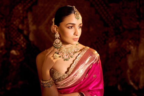 Alia Bhatt in dramatic jewellery