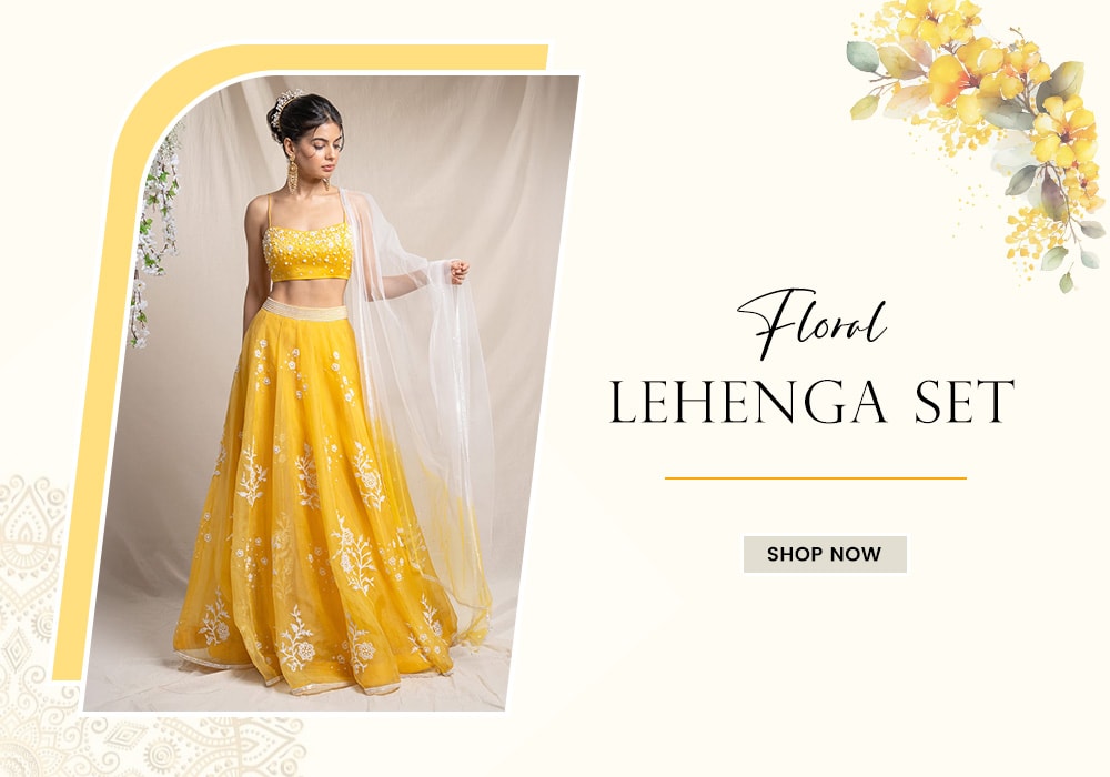 Floral Lehenga Set 