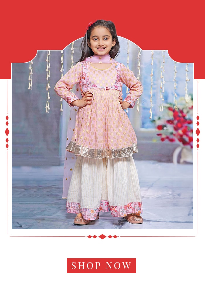 Little Bansi kurta sharara set
