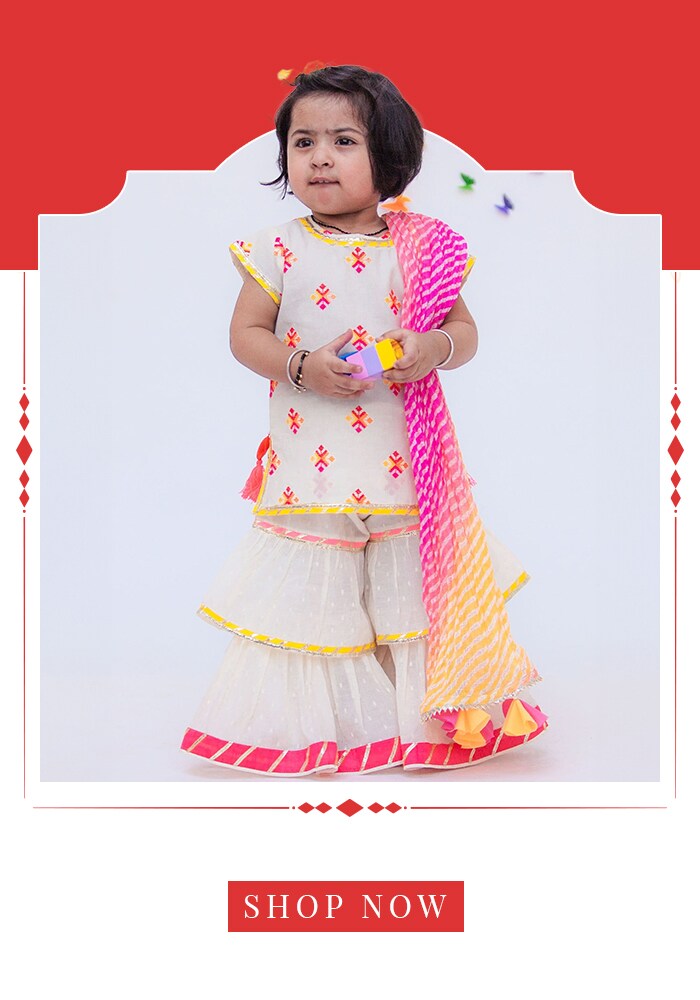 Fayon Kids kurta sharara sets