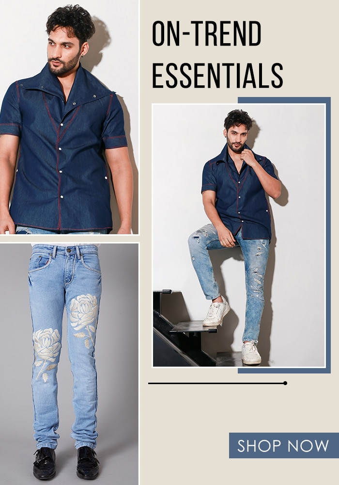 Denim Shirt and Jeans - Casual Outfit looks