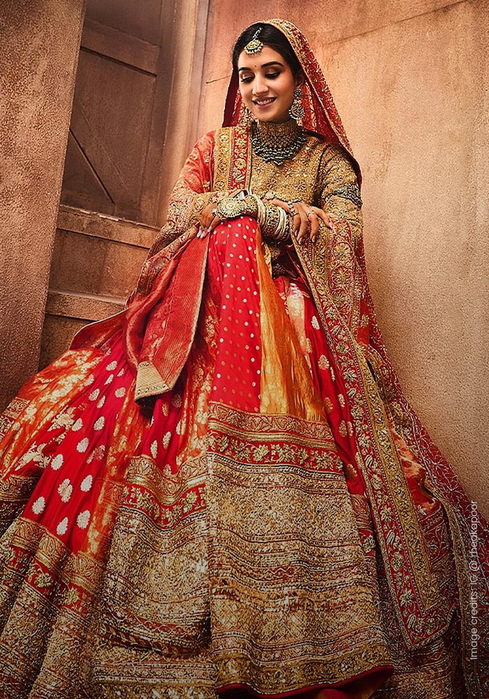 Radhika Merchant Vidai Lehenga from Manish Malhotra