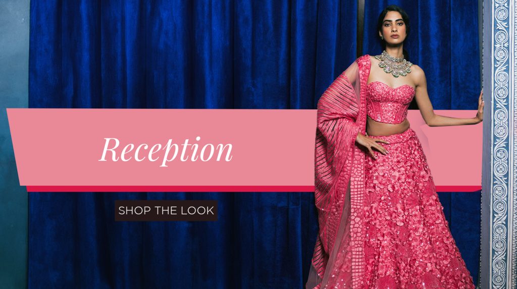 Reception in Indian Wedding Aza Fashions