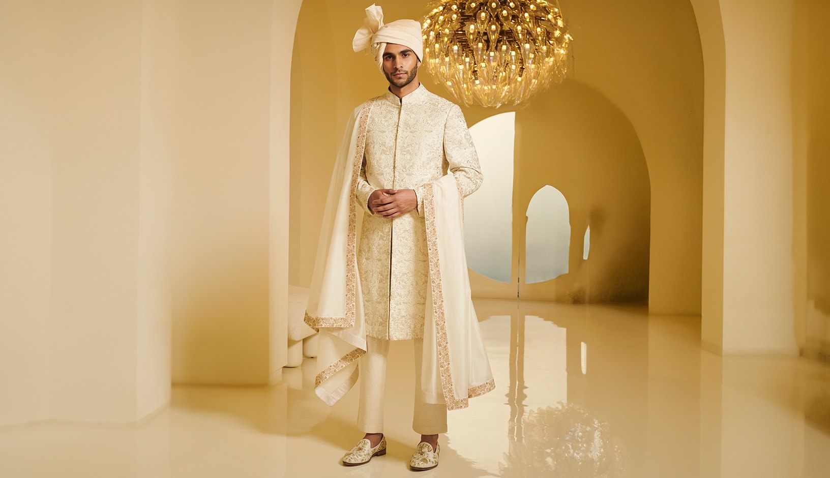 Traveling with a Sherwani