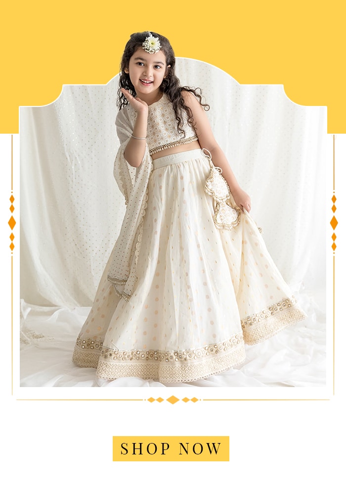 Choti Buti cotton sequin lehenga set