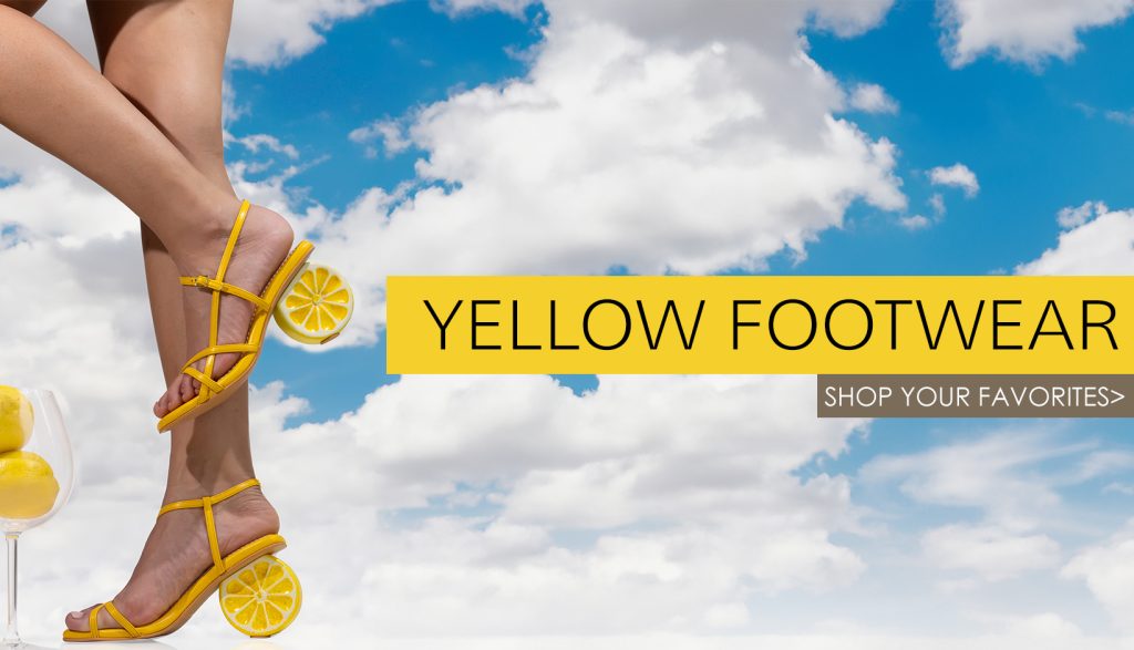 Yellow Footwear for Women